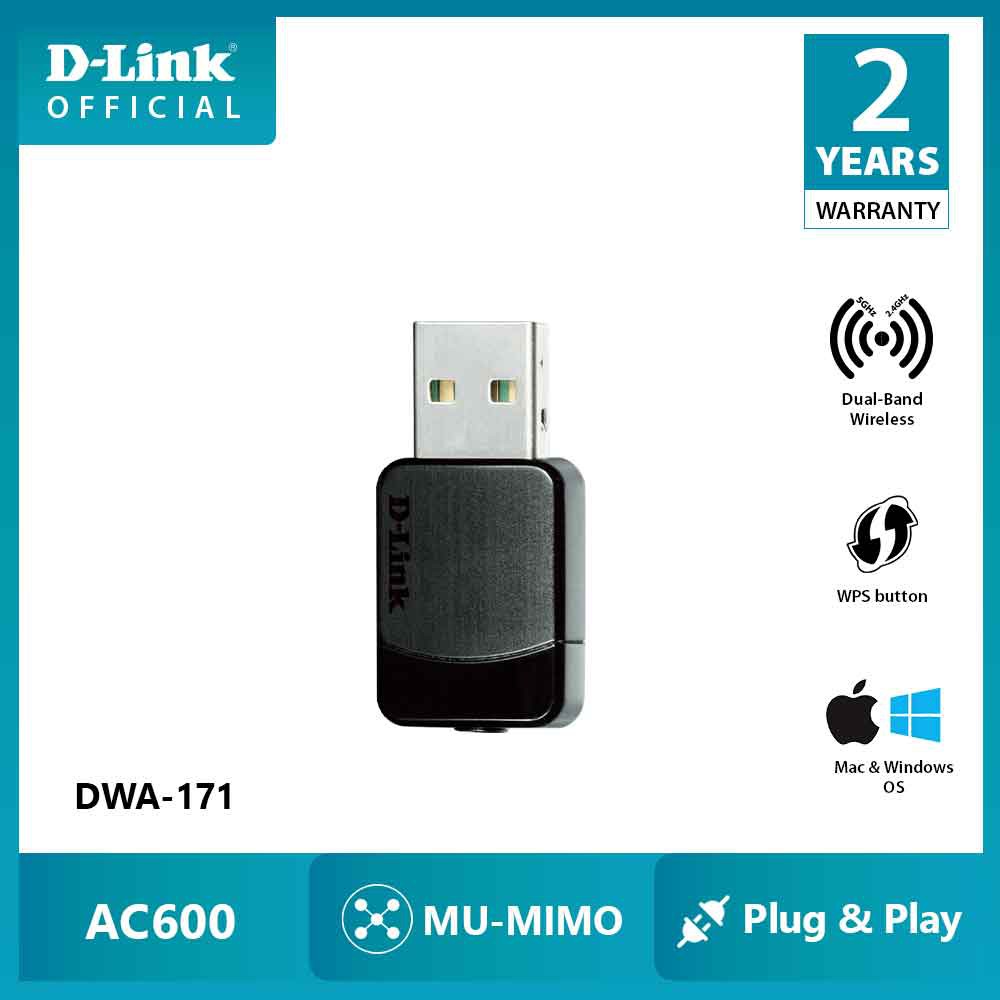 Thiết bị mạng D-LINK DWA-171 - Hàng chính hãng