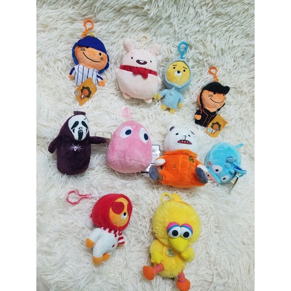 Gấu bông móc khoá nhựa