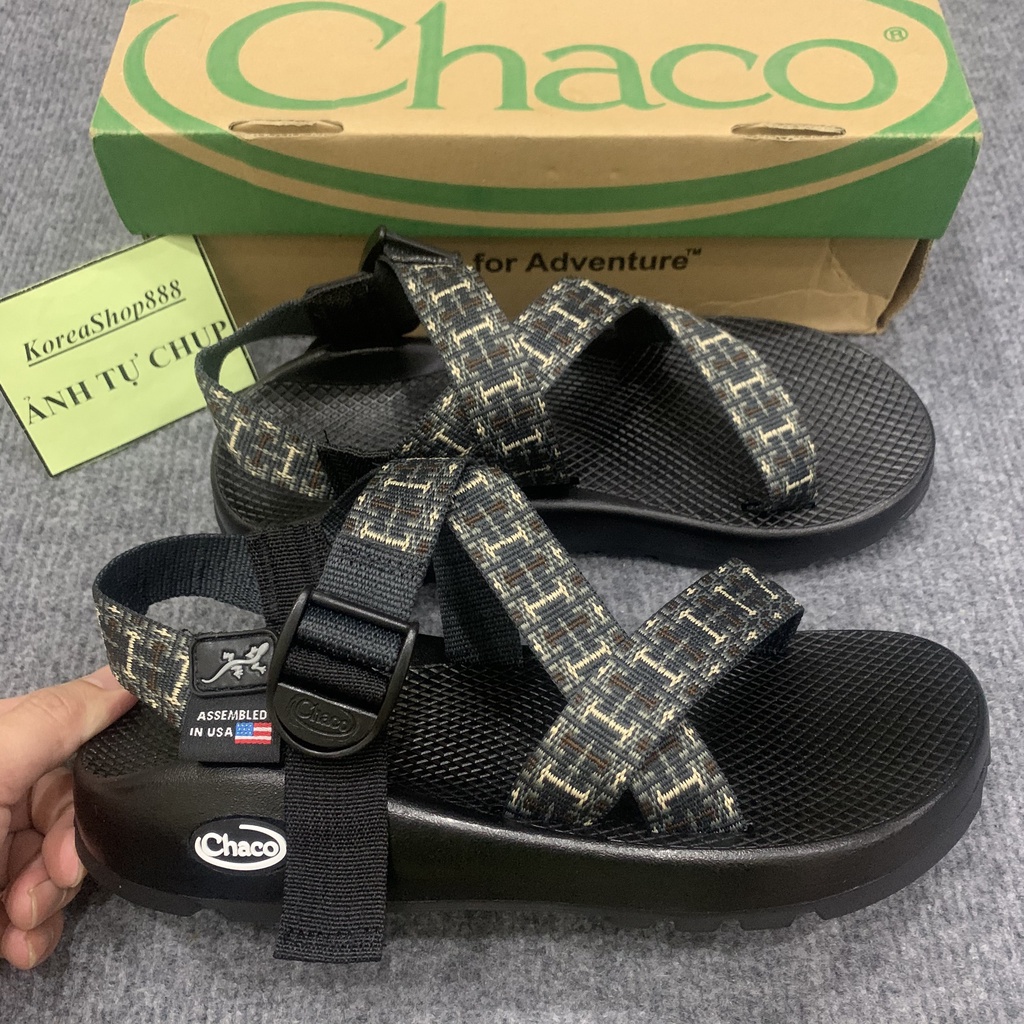Dép Sandal Nam Chaco Đế Cứng Quai Dù D37