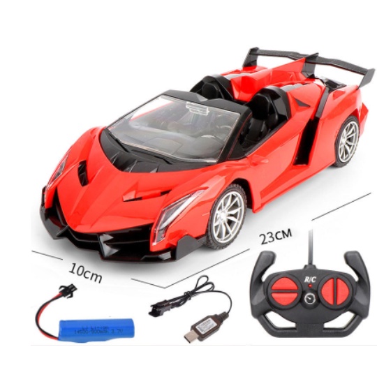 ⚡ PIN AA ⚡ Đồ chơi trẻ em - Siêu xe ô tô điều khiển từ xa 4 chiều CAR MODEL R/C 1:16 NO.588-1