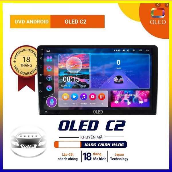 Màn Hình Android OLED C2 New Chip 8X có quạt tản nhiệt , Sim 4G, wifi Phiên bản 2022