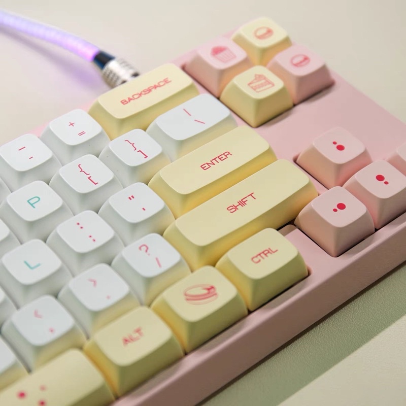 Set Keycap Xda Macaroon 131 Phím Cho Bàn Phím Cơ