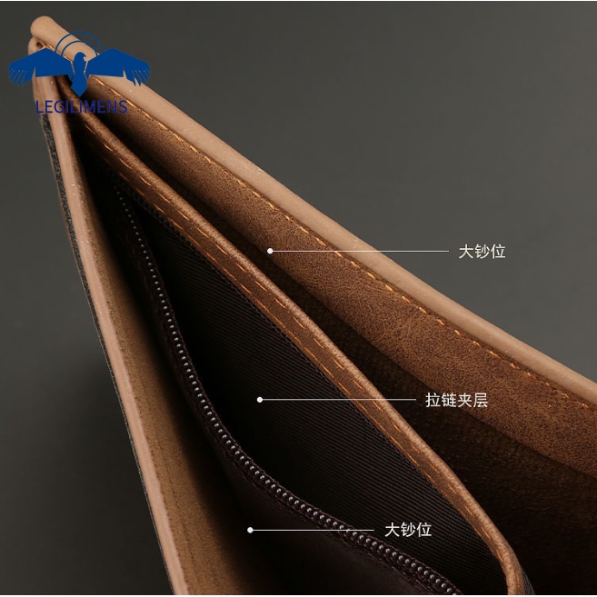 Ví Da Thời Trang Sang Trọng Dành Cho Nam | Cảm Giác Dày | Siêu Lớn