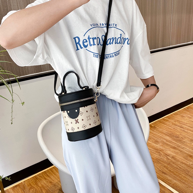 IELGY Túi Đeo Vai Dáng Xô Nhỏ Gọn Thời Trang Cho Nữ