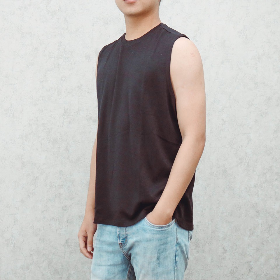 ÁO THUN TANK TOP, ÁO PHÔNG COTTON NAM, CHẤT LIỆU CO GIÃN, MỀM MÁT (GIAO HOẢ TỐC 1H GRAB) | BigBuy360 - bigbuy360.vn