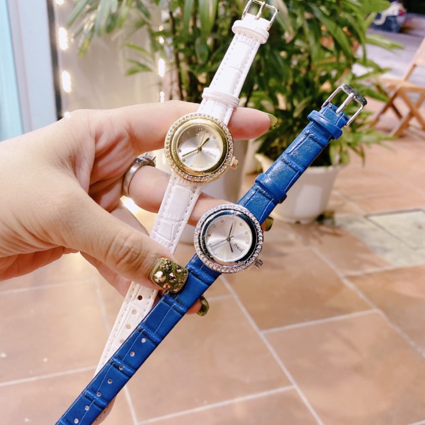 Đồng hồ nữ Piaget dây da, 2 màu cực xinh