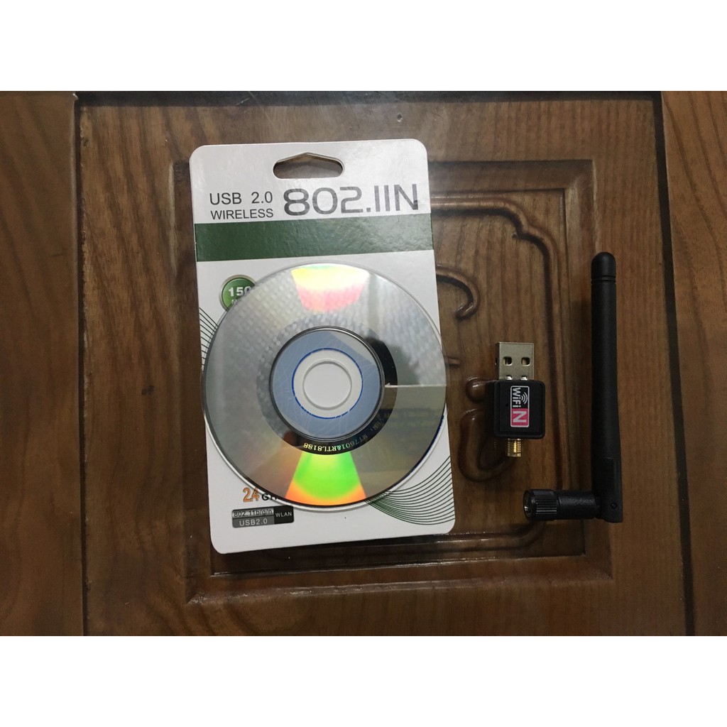 USB Wifi - USB thu Wifi 802.11n Cho Máy Bàn Có Anten - DC2381 | BigBuy360 - bigbuy360.vn