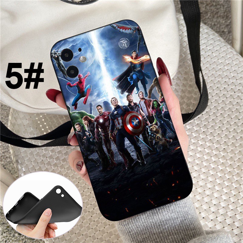 iPhone XR X Xs Max 7 8 6s 6 Plus 7+ 8+ 5 5s SE 2020 Soft Silicone Cover Phone Case Casing GR10 Avengers Infinity War