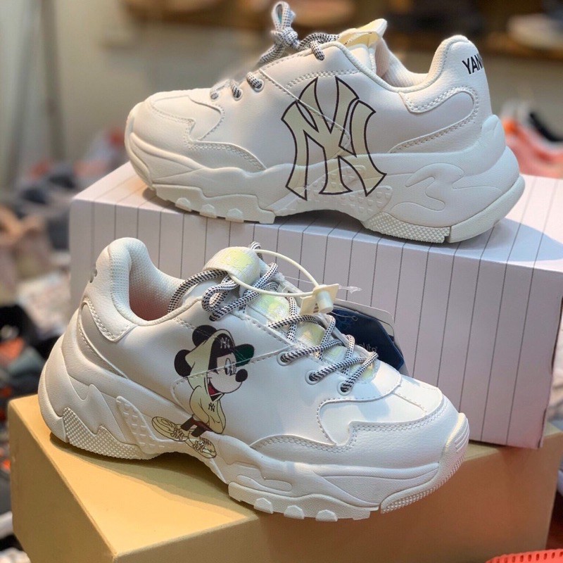 [Hot trend - Bản Trung ] Giày thể thao sneakers nam nữ 𝐌 𝐋 𝐁 mickey đỏ - vàng bản chuột đỏ in 3D