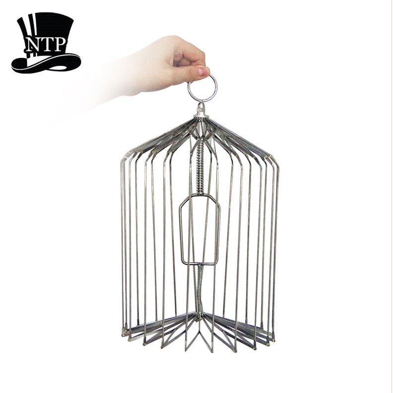 Ảo thuật xuất hiện lồng bồ câu mẫu mới thanh inox dày hơn (tặng Clip hướng dẫn)
