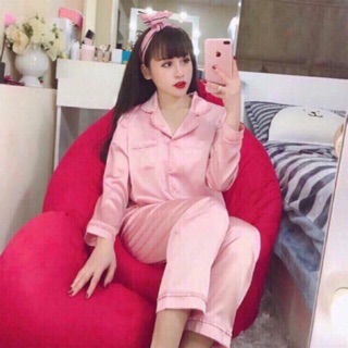 ĐỒ BỘ MẶC NHÀ PIJAMA PHI LỤA TAY QUẦN DÀI