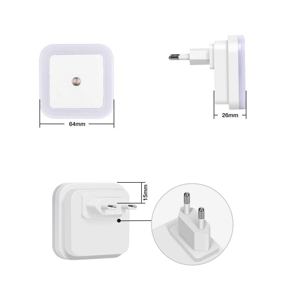 Đèn tự động sáng khi trời tối, Đèn ngủ cảm biến NCDS81