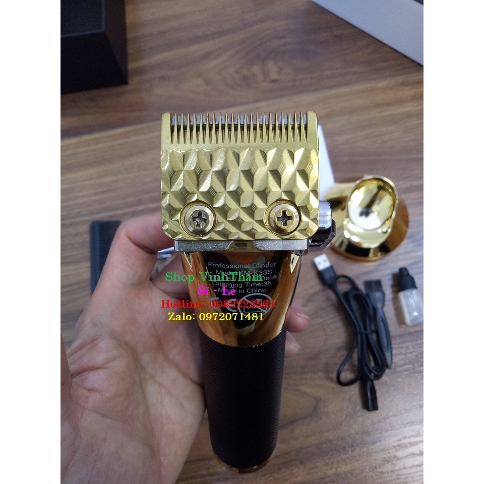 Tông đơ,tông đơ cắt tóc chuyên nghiệp kemei KM-K33s