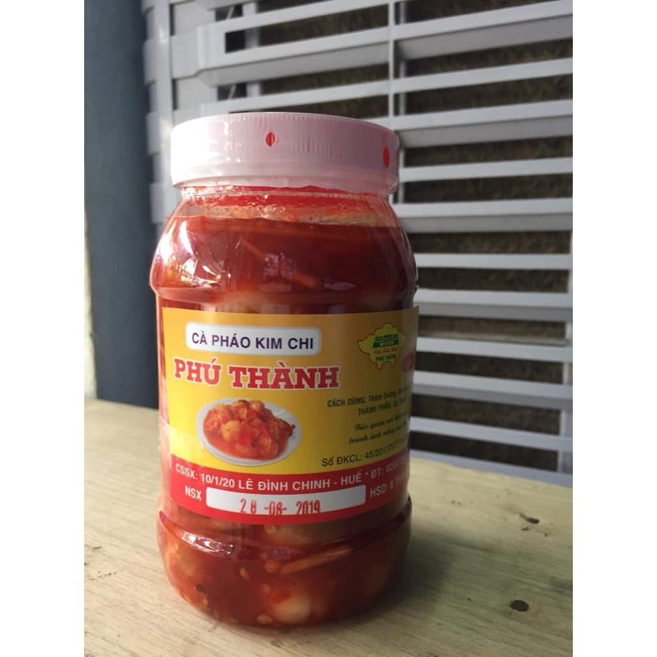 Cà Pháo Kim Chi Phú Thành 500g siêu giòn, Siêu ngon 🎈 Đặc sản Huế 🎈