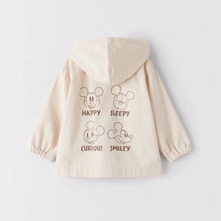 Áo khoác thô hình Mickey dư xịn có mũ AZR037