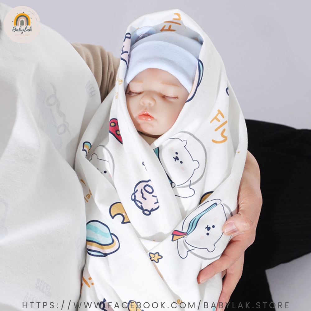Khăn Cotton đa năng cho bé - Khổ 85x85 - Hàng cao cấp siêu mềm