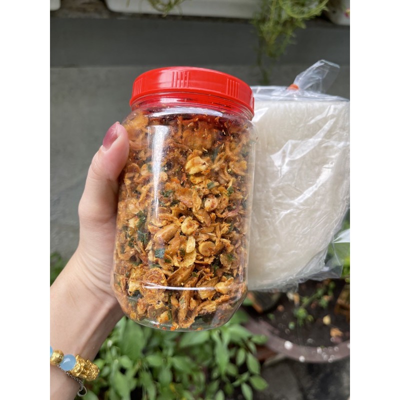 [Mã 77FMCGSALE1 giảm 10% đơn 250K] (tặng 50gr bánh tráng) 200gr Muối hành phi đậu phộng cực đỉnh Tây Ninh ! | BigBuy360 - bigbuy360.vn
