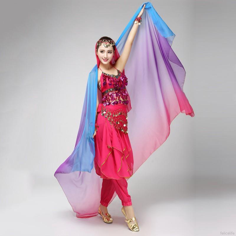 Khăn choàng vải chiffon múa bụng