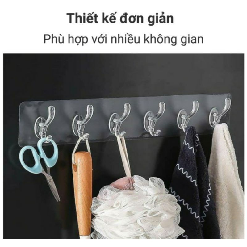 MÓC DÁN TƯỜNG TRONG SUỐT SIÊU DÍNH
