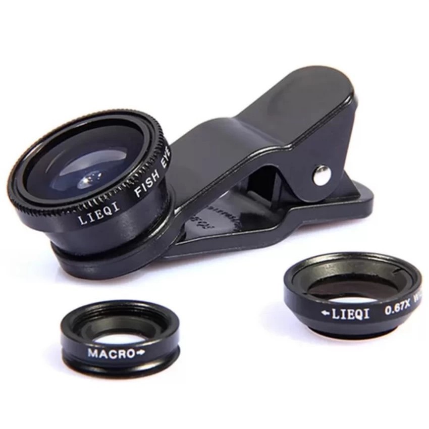 [PHUK101 Giảm 10K] Lens Chụp Hình Cho Điện Thoại 3 trong 1 Universal Clip Lens - Thiết Bị Len Chụp Hình Ở Khoảnh Cách Xa