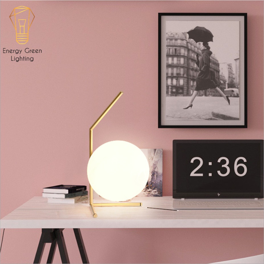 Đèn Để Bàn Trang Trí Hình Mặt Trăng Energy Green Lighting  8010-2 - Kiểu Dáng Sang Trọng - Đã Bao Gồm Bóng Led