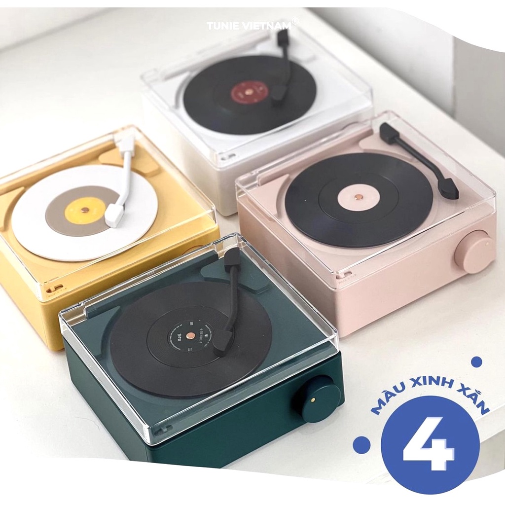 Loa Bluetooth nghe nhạc giả lập đĩa than phiên bản mới