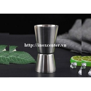 LY ĐONG ĐỊNH LƯỢNG PHA CHẾ INOX 2 ĐẦU