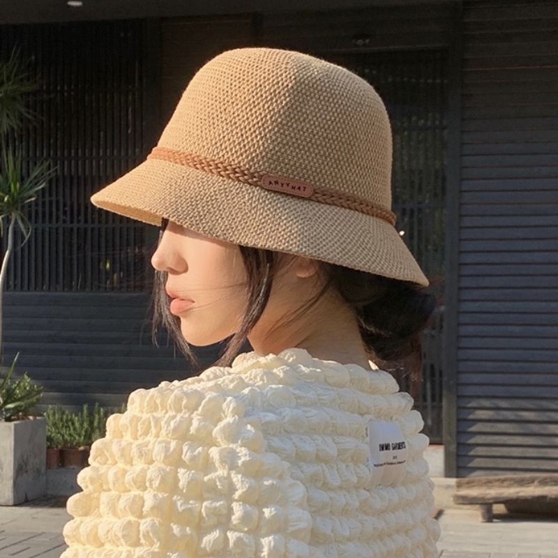 Nón Thời Trang Chống Nắng Mùa Hè Viền Dây Tết