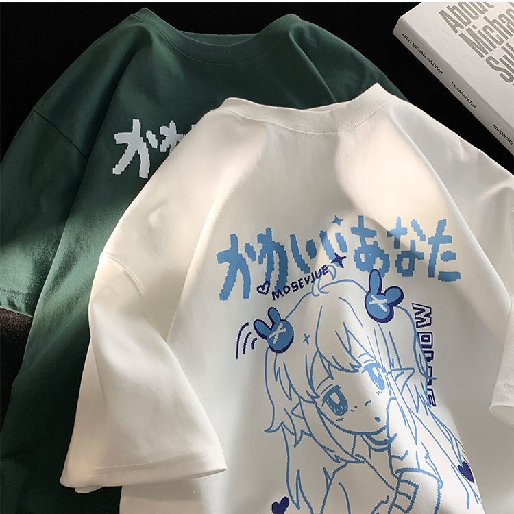 Áo Thun Tay Ngắn Dáng Rộng Phong Cách Hip Hop Thời Trang Mùa Hè Cho Nam Và Nữ