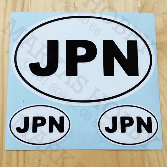 Sticker Dán Trang Trí Hình Chữ Cái Regional Jpn