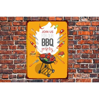 Tranh thiếc Chủ Đề Quán BBQ