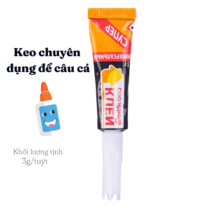 Keo Dính Cần Câu , Keo Nước Gắn Được Trên Mọi Bề Mặt Khác  , Độ Nhớt Cao , Chống Thấm Tốt An Toàn Với Môi Trường