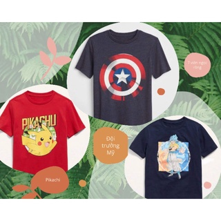 [Sale off] Áo thun bé trai 20-55kg xuất khẩu, áo thun size đại