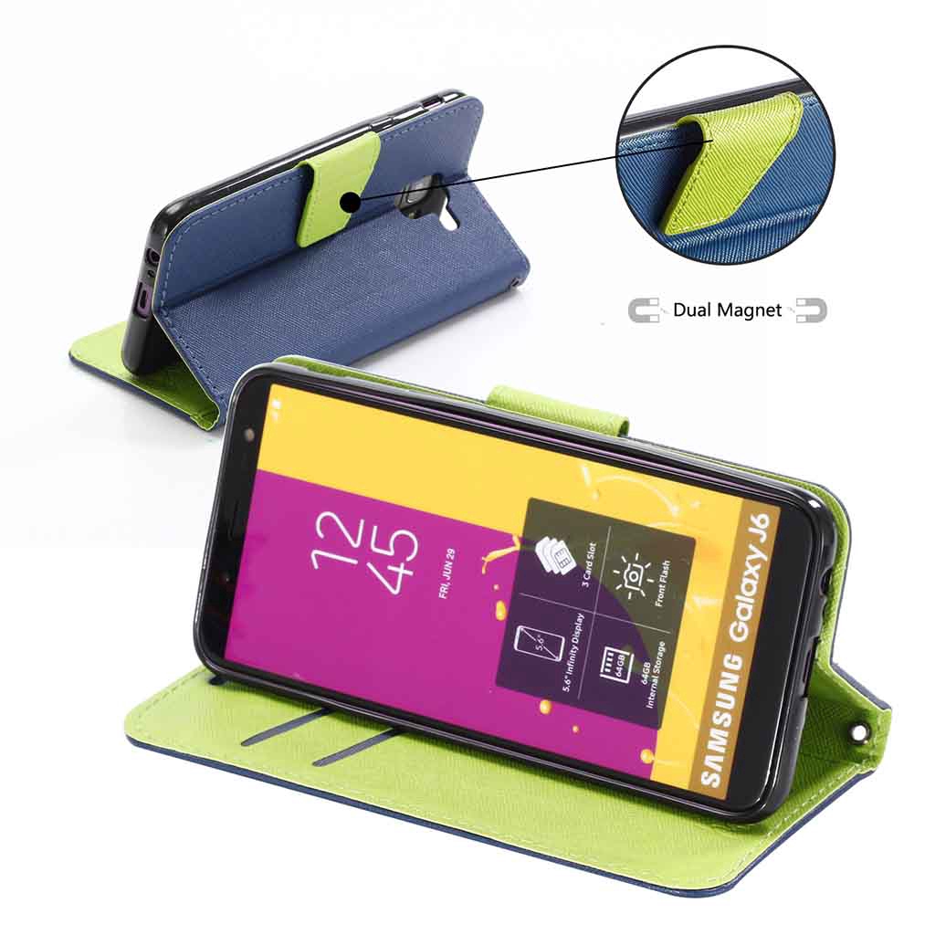 Bao da điện thoại có dây đeo bảo vệ cho Samsung Galaxy C9Pro J2Prime J2Pro 2018 J6 J7Prime J8 J4Plus J6Plus | BigBuy360 - bigbuy360.vn