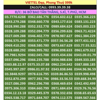 SIM VIETTEL 399K - SIM TIẾN, LỘC PHÁT, THẦN TÀI, PHong THỦY - ƯU ĐÃI V120, V120Z, F70, F90, ST... ĐỒNG GIÁ 399k Tháng 05