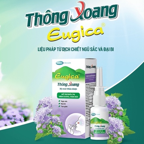 Xịt thông mũi Eugica chai 15ml