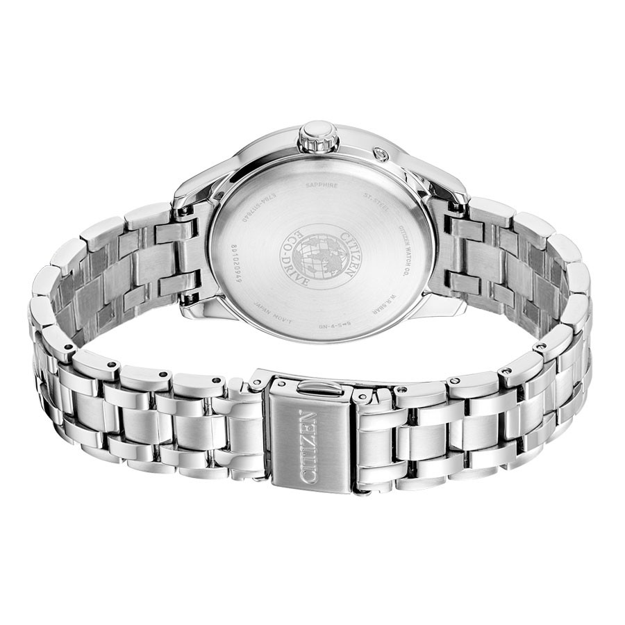 Đồng Hồ Nữ Citizen Đa Chức Năng Dây Thép Không Gỉ FC8001-87D - Mặt Xà Cừ