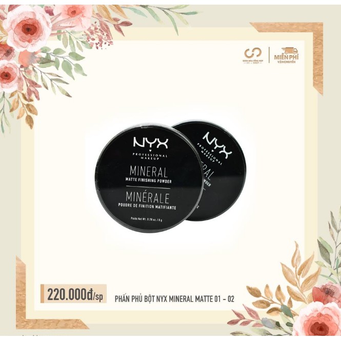 Phấn Phủ Dạng Bột Nyx Mineral Matte