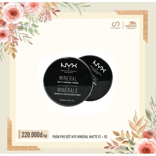 Phấn Phủ Dạng Bột Nyx Mineral Matte