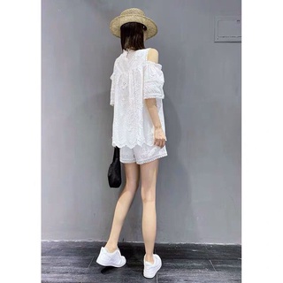 SET Ren Trắng Rớt Vai đi biển