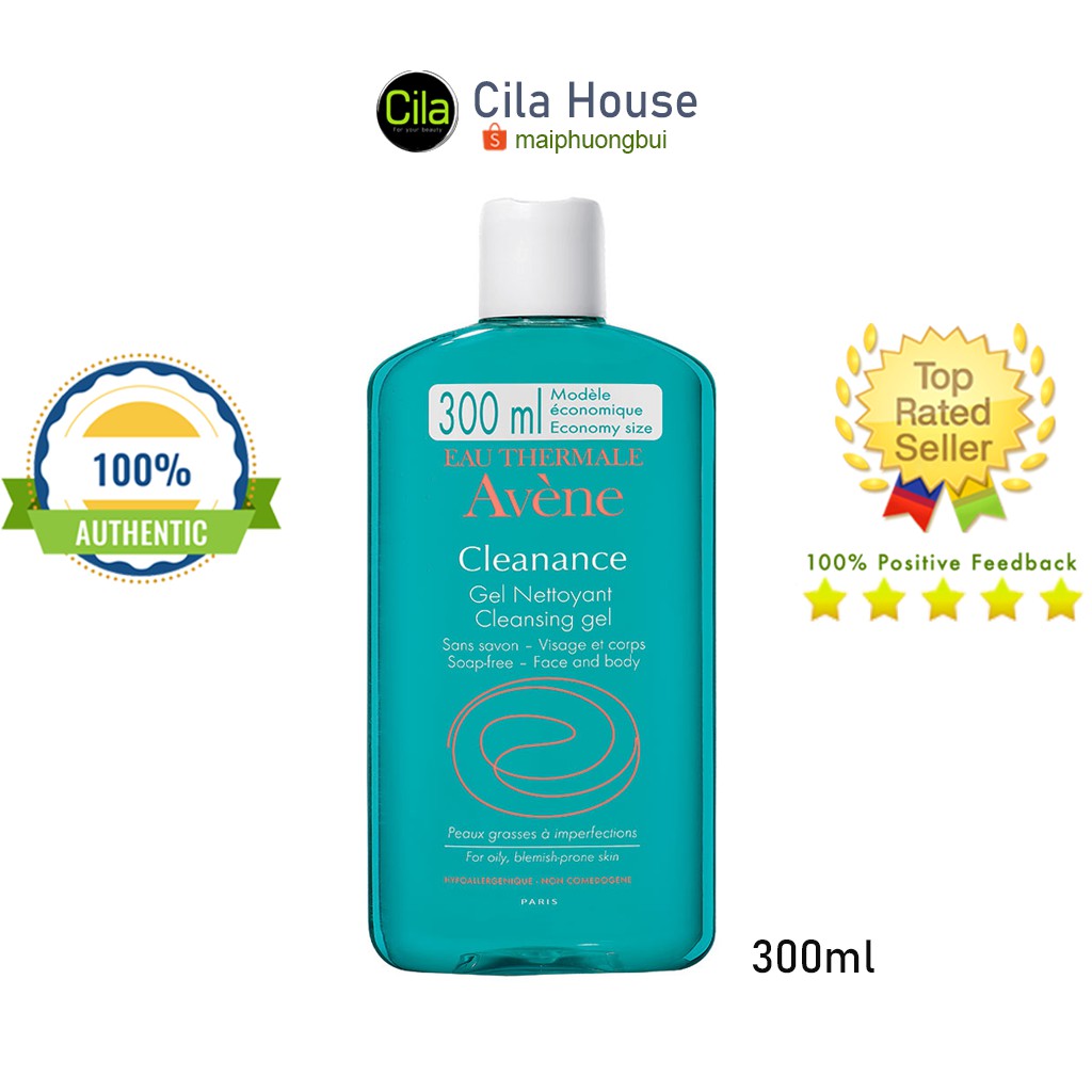 Sữa Rửa Mặt Avene Cleanance Cleansing Gel cho da dầu mụn - Cila House