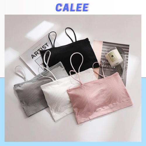 Áo 2 dây, áo quây ,áo bra Calee, sợi len tăm, chất co giãn, freesize