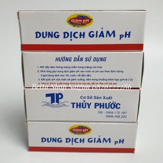 Dung dịch GIẢM pH cho hồ cá cảnh