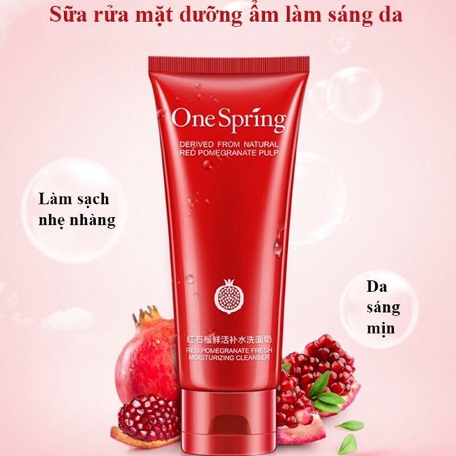 Sữa rửa mặt quả Lựu Đỏ