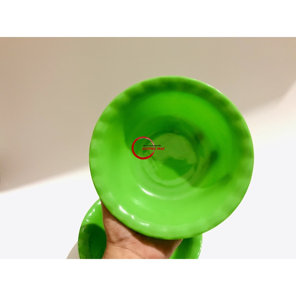 [Giá Sỉ] Bộ 10 Tô Nhựa Xanh, Nhựa Trắng Vĩnh Phát Tô Sâu Cạn, Tô Bèo Xoăn