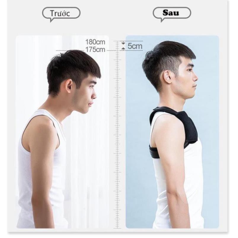 Đai chống gù lưng tốt, Dây đai lưng chống gù HD-01 giữ Form chuẩn dáng dùng cho cả nam và nữ