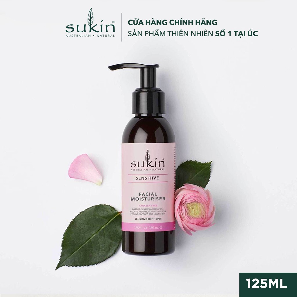 Kem Dưỡng Ẩm Dành Cho Da Nhạy Cảm Sukin Sensitive Facial Moisturiser 125ml