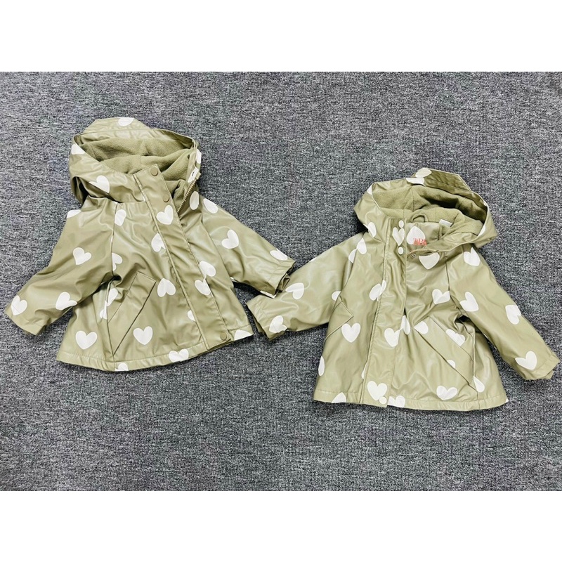 Áo raincoat bé gái