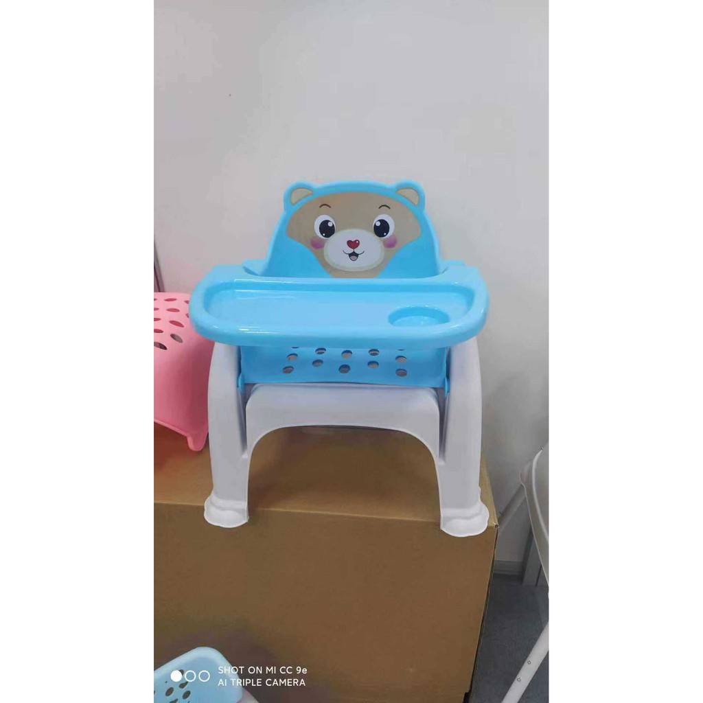 Ghế gội đầu cho bé cỡ đại gấp gọn kiểu giường + Ghế ăn Dặm cho bé