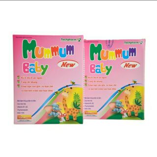 Mummum Baby New - kích thích ăn ngon, tăng đề kháng, giúp ngủ sâu, giảm mồ hôi trộm